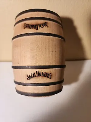 Jack Daniels Mini Barrel Solid Wood. • £30.86