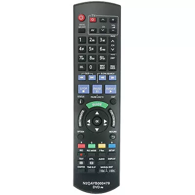 Panasonic Remote Control OEM For N2QAYB000475 N2QAYB000479 DMR-XW380 XW385 XW390 • $36.95