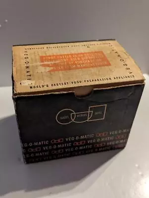 Vintage Veg-o-matic Food Preparer Slice And Dice In Orginial Box • $20.99