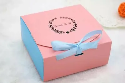 Bakery Boxes   For Cupcake Cookie Party Gift Pink & Blue  Pack Of 12 • $9.99