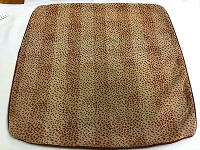 26  X 26  Cowtan & Tout Malabar Red Animal Print Epingle Velvet Pillow Cover  • $150