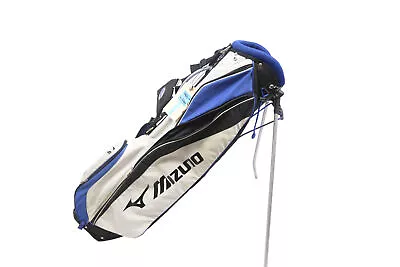 Mizuno Stand Golf Bag Blue/White 3 Pockets 4 Dividers • $134.89