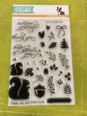£4.70 • Buy Simon Says Stamp - Nutty Over You Clear Stamp Set