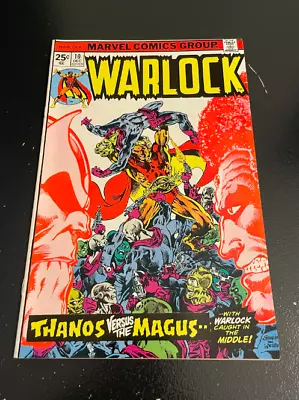 The Power Of Warlock #10 December 1975 Bronze Age Marvel Comics Very Fine+ Box1 • $42.23