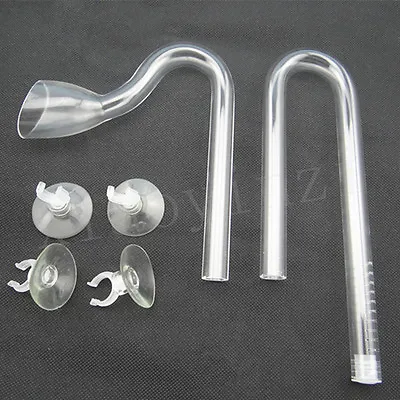 Aquarium Acrylic Lily Pipe Inflow Outflow For Live Plants Tube Filter 16mm/12mm • $26.99