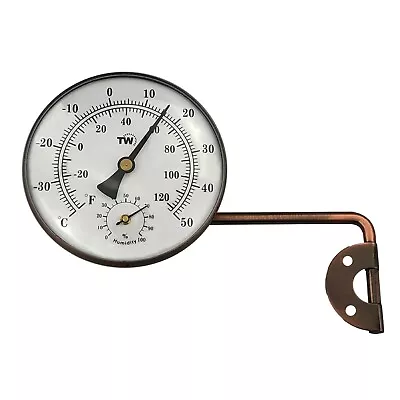 Outdoor Thermometer Garden Patio Outside Wall Greenhouse Sun Terrace - IN-271 • £12.95