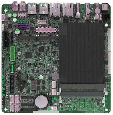 Intel Celeron N3160 2X DisplayPort HDMI Mini PCIe SATA 12V Mini ITX Motherboard • $48.99