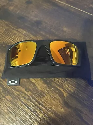 Oakley Men’s 009096 Fuel Cell Wrap Sunglasses Black Ink/Prizm Ruby Polarized • $51