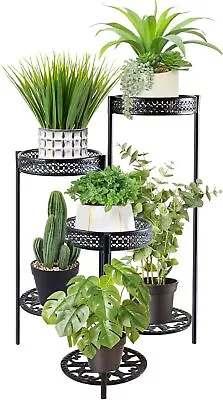 6 Tier Plant Stand Indoor Outdoor Tall Plant Shelf Multiple Flower Pot Holder • $29.59