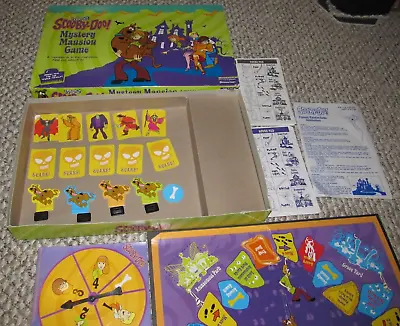 Scooby Doo Mystery Mansion Board Game By Pressman Cartoon Network 1999 • $14.99