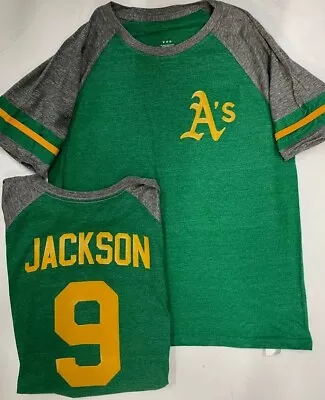 Reggie Jackson Oakland A's Name And Number Jersey Shirt New  Mens Pick Size • $23.99