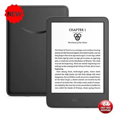 $299 • Buy 2022 Kindle Paperwhite NEW WiFi Black EReader 11th Gen 6 - 16GB MEMORY 300PPI
