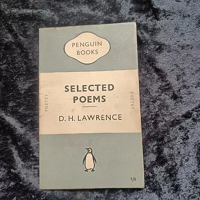 SELECTED POEMS By D H Lawrence - Penguin  1950 Paperback D11 • $6.23