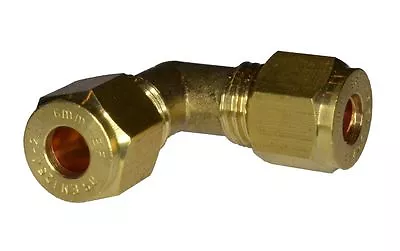 £4.99 • Buy 6mm Compression Elbow Fitting For Copper Pipe