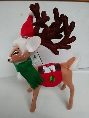 $17.99 • Buy Annalee Dolls Christmas 8   Winter Berry Reindeer # 450217  - 2017 NWT Retired !