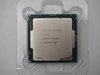 INTEL XEON E-2134 Quad-Core 3.50GHz FCLGA1151 CPU Processor Tested Working • $174.99