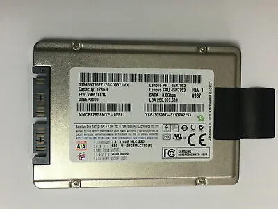  Samsung 1.8 128GB MLC SSD MMCRE28G8MXP-OVBL1 MicroSATA 3.0Gbs For Lenovo Laptop • $29.99