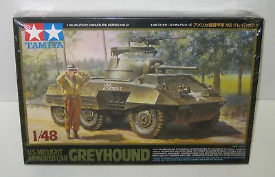 Tamiya 1/48 32551 MM51 WWII US M8 Light Armored Car Greyhound • $34.35