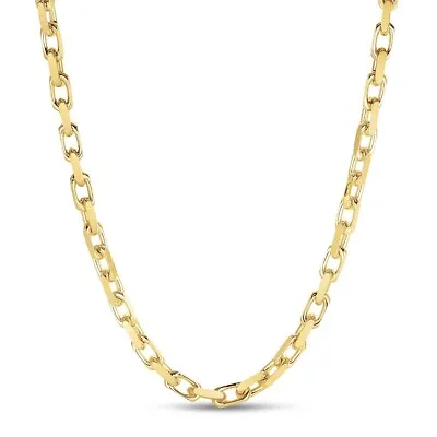 14k Solid Yellow Gold Anchor Cable Link Mens Chain/Necklace 20  25 Grams 3.5MM • $2511