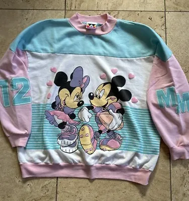 Mickey And Minnie Mouse Vintage Homecoming Sweatshirt  • £65