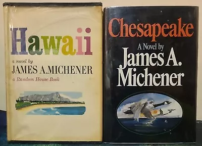 2 James A Michener 1959 Hawaii 1978 Chesapeake HC/DJ Books Random House First • $29.95