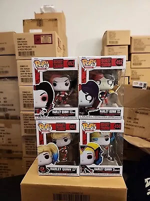 Harley Quinn Takeover Funko Pop! Vinyl Figure 4 Pack Bundle Complete Set - Mint • £43.38