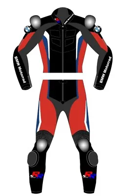Motorcycle Bmw Custom Leather Suit Motorbike Racing Suit CE Approved  • $399.99