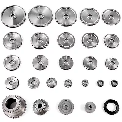 VEVOR 27PCS Metal Lathe Gears Change Gear For Mini Lathes And Milling Machines • £57.59