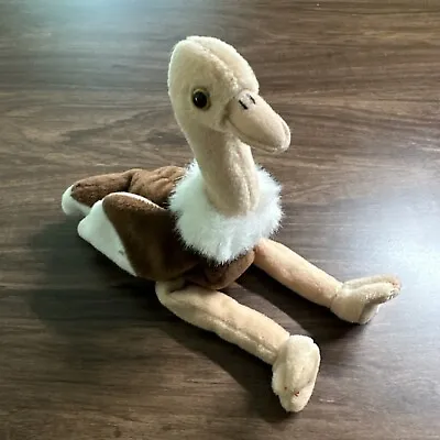 $9.99 • Buy TY Beanie Baby STRETCH The Ostrich Plush 11 Inch Stuffed Animal Toy