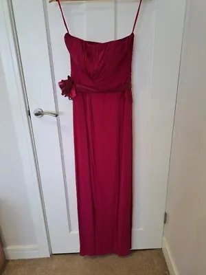 Coast Strapless Maxi Dress UK Size 6 - Ideal For Prom/Bridesmaid/Wedding • £10