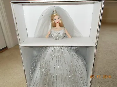 2000 Millennium Bride Barbie Doll With Pin And Hallmark Ornament • $335