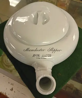 Very Rare Till & Sons Manchester Slipper Bed Pan Dated 1886 • $56