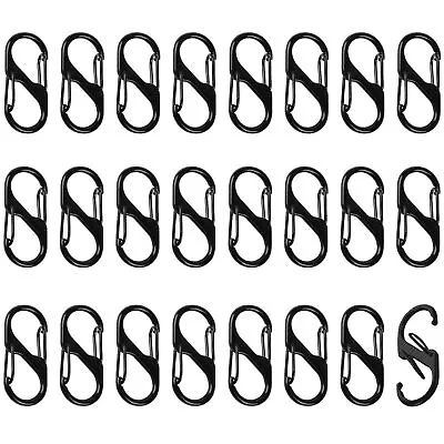 24pcs Small Carabiner ClipS Clips Dual Opening DesignReplacement Mini Carab... • $16.12