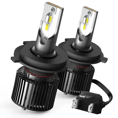 H4 9003 LED Headlight Bulbs Car & Truck Parts High&Low Dual Beam Kit 6000K White • $42.33