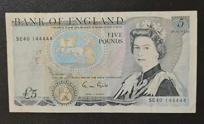 UK  1988 Five Pound Note G.M.Gill  Circulated Condition  {L059} • £6