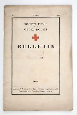 1922 Russian Red Cross Society Bulletin Book • $39