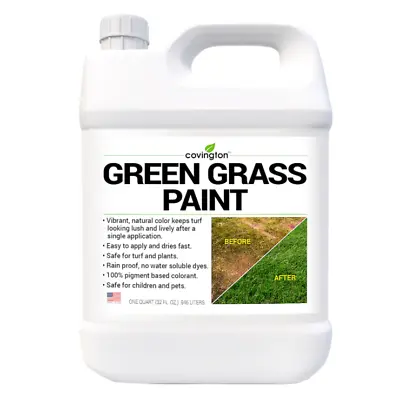 Green Grass Paint For Lawn Turf Dye Colorant Covers Pet Dog Urine Brown Spots • $39.95