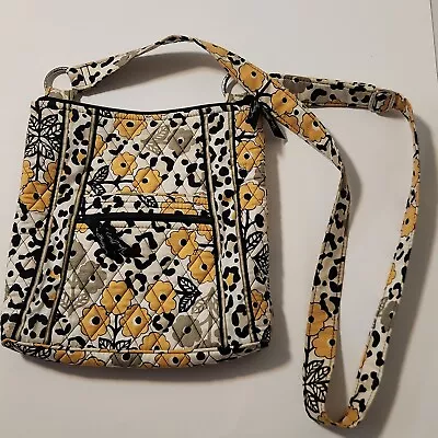 Vera Bradley Hipster Bag Purse Go Wild Pattern Retired Excellent Condition • $14.99