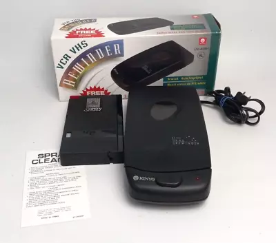 Kinyo VHS VCR Video  Tape Rewinder UV-428H Auto Stop/Eject-With Headcleaner • $24.99