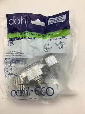 NEW Dahl 611-33-31 -BAG / Mini-Ball- 5/8 OD Comp X 3/3 OD Comp *Free Shipping* • $16.59