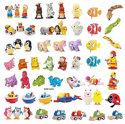£3.31 • Buy CLOCKWORK TOYS Traditional Wind Up Zoo Wild Animals Pet Train Kids Toy Gift UK