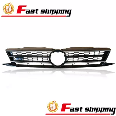 $57.28 • Buy Fits 2015 2016 2017 2018 VW Volkswagen Jetta Front Bumper Chrome Grill Grille