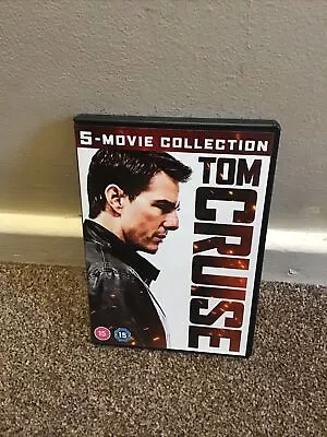 Tom Cruise 5 Movie Collection Dvd - Top Gun - Mission Impossible - Jack Reacher • £10.95