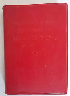 Quotations From Chairman Mao Tse Tung 1966 Little Red Book • $38.95