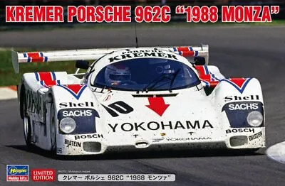 Hasegawa 20662 1/24 Scale Model Car Kit Kremer Racing Porsche 962C 1988 Monza • $32.90