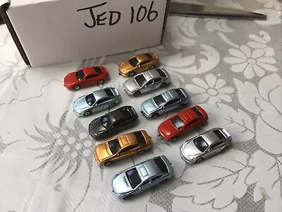 10 Pcs Painted Model Cars Model Railway Scenery Detail Layout N Scale JED106 • £3.79