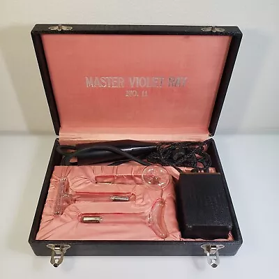 Vintage Master No. 11 Violet Ray Quack Medicine Electric Machine Wand Works • $125