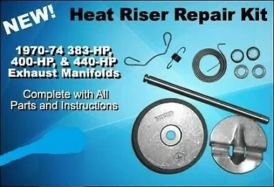 NEW Mopar 1970-1974 383-HP 400-HP 440-HP Exhaust Manifold Heat Riser Repair Kit  • $119.99