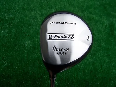 Vulcan Golf Q-Pointe XS 15* 3 Fairway Wood Firm Flex Shaft LEFT HAND NEW LH • $49.99