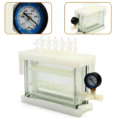 $290.01 • Buy 12 Position Solid Phase Extraction Vacuum SPE Manifold Extracting Vacuum